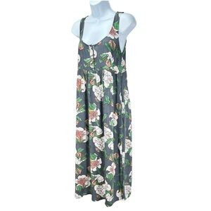 Tavik+ Anthropologie | Womens Medium | Long High‎ Waist Floral Tank Top Dress
